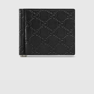 Gucci Signature money clip wallet